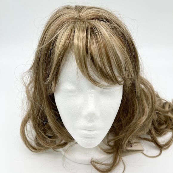 Chic Lifestyle W6047‎ Wig Long Length Brown Wavy Bangs - Picture 2 of 11
